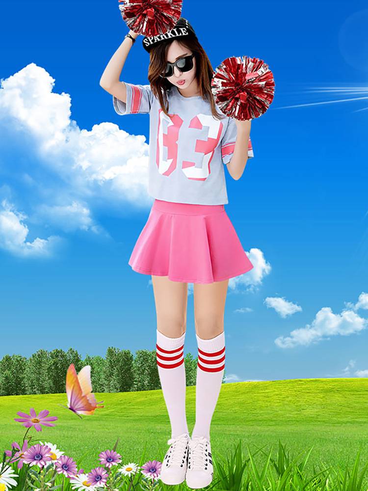 Summer women's team cheerleader football baby performance service jazz dance Korean dance performance service adult cheerleading singing service