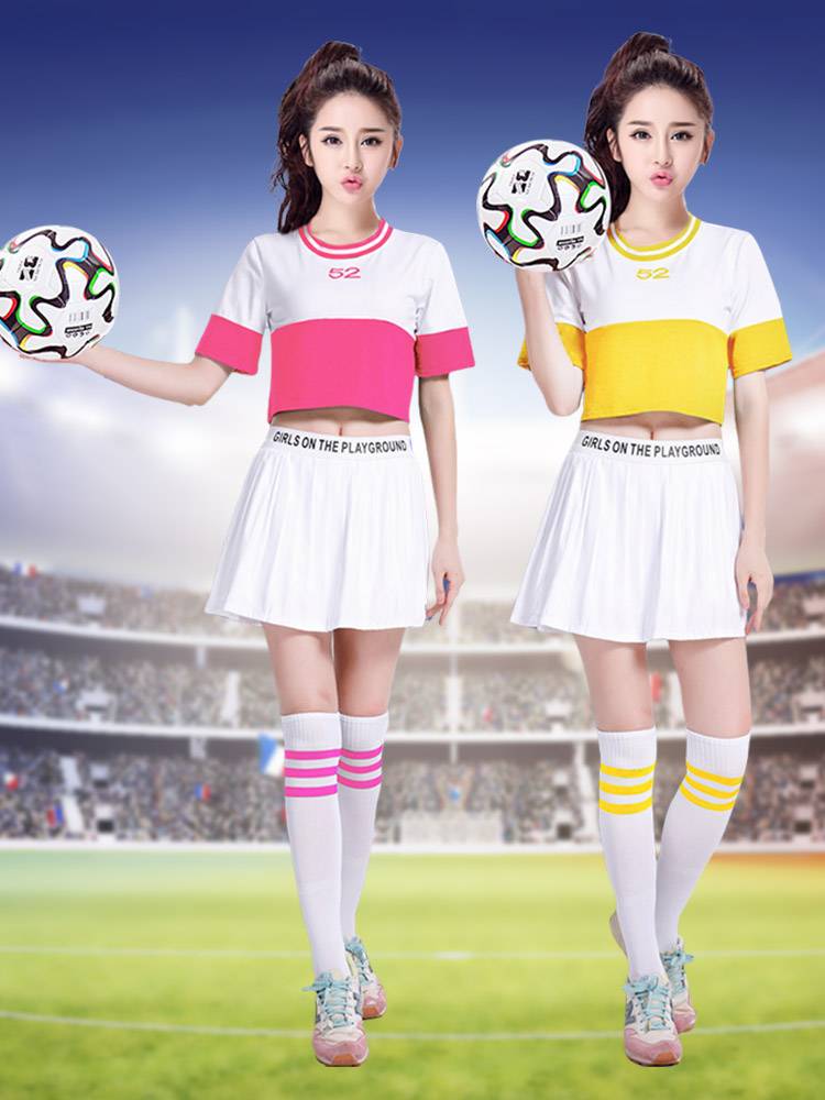 European suit cheerleading team jersey women's clothing Lala team service cheerleading bar DS performance service football baby cup