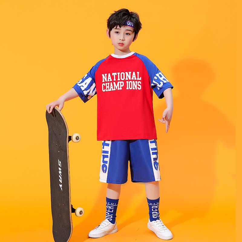 Children cheerleading team performance service class service kindergarten performance service street dance suit elementary school sports meeting opening clothing