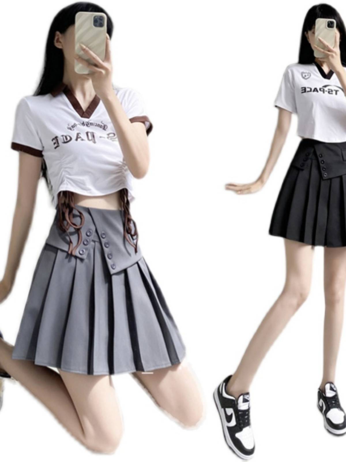 La La team clothing women's group adult football baby Lala cheerleading song performance dance bodybuilding suit