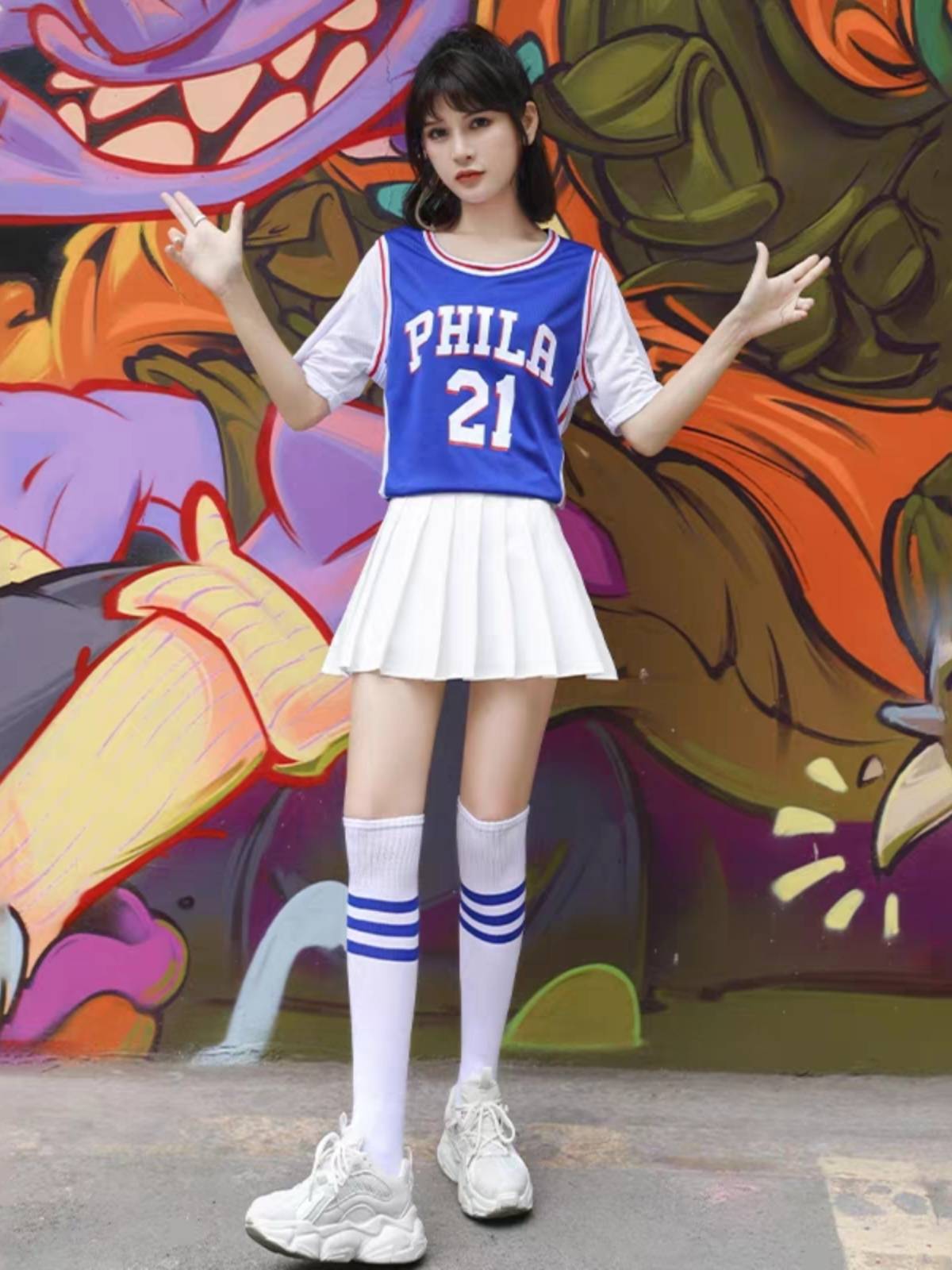 High school high school gymnasium college competition cheering for basketball baby dance costumes