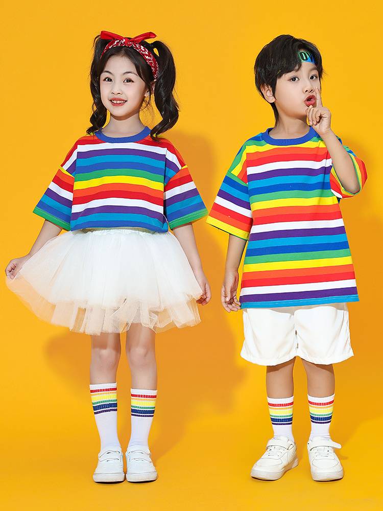 Children's Children's La Team Performance Service Kindergarten Chorus Chorus Children's Primary School Student La La Rala Performance Clothing