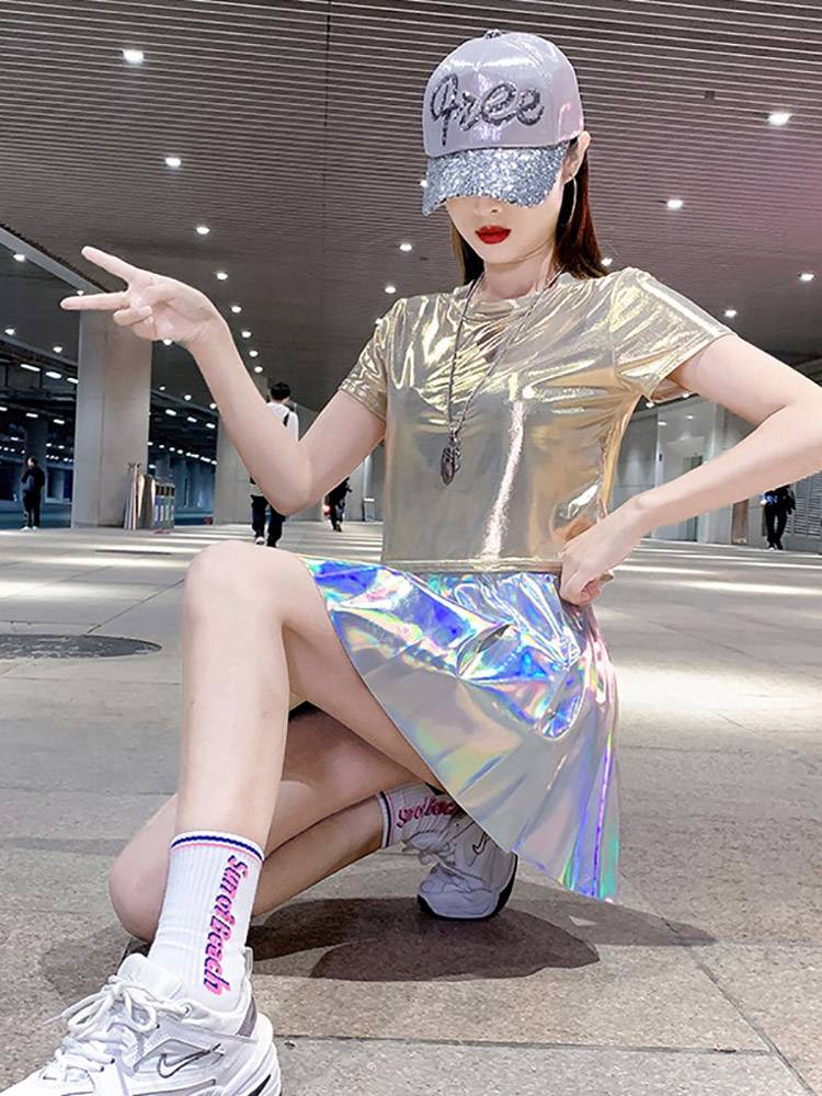 La La team clothing women's group adult football baby Lala cheerleading song performance dance bodybuilding suit