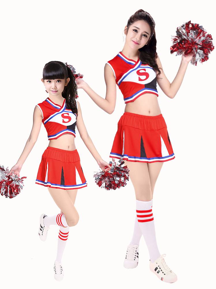 Primary school student cheerleading cheerleading dance performance clothing university student school celebration gymnastics and gymnastics performance clothing