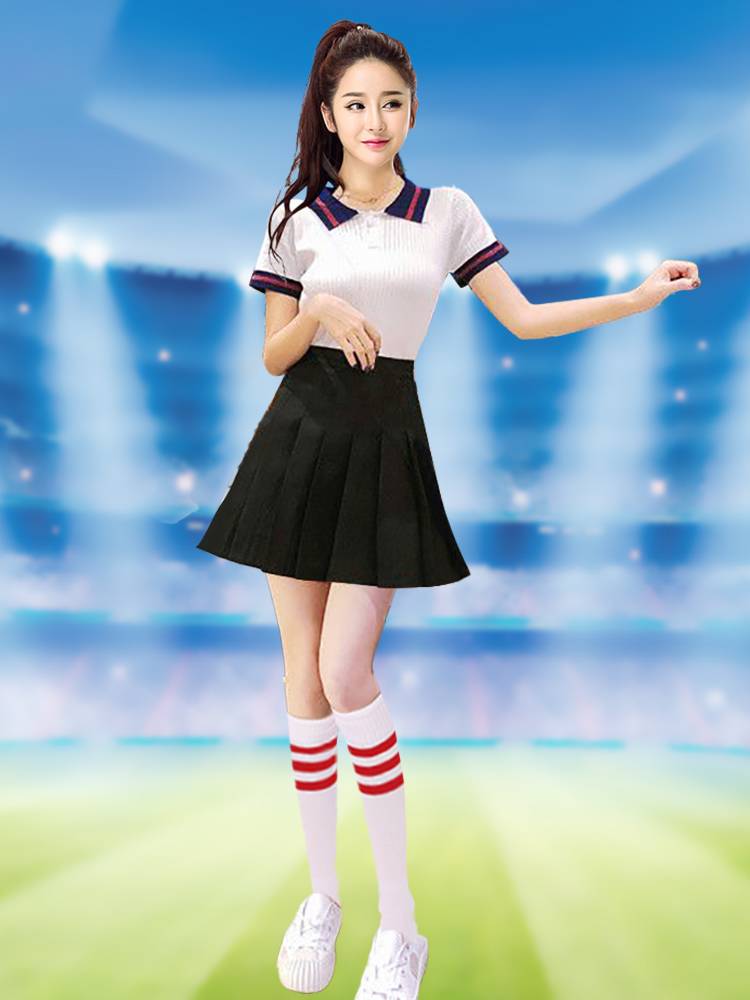 European Cup Sexy Football Baby Cup Lala team performance service female college student sports meeting cheerleading performance clothing