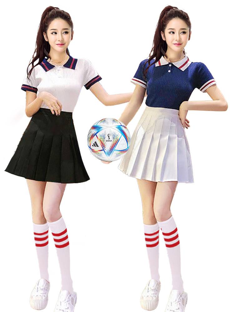 European Cup Sexy Football Baby Cup Lala team performance service female college student sports meeting cheerleading performance clothing