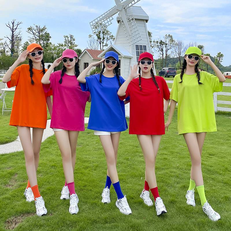 Lala team clothing Korean dance women's group sexy student men and women football baby campus sports meeting la la la la performance service