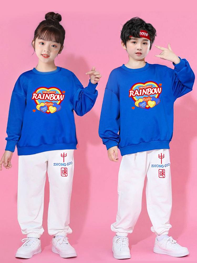 Children's cheerleader performance service elementary school sports meeting clothing opening ceremony Kindergarten performance service Lala team service
