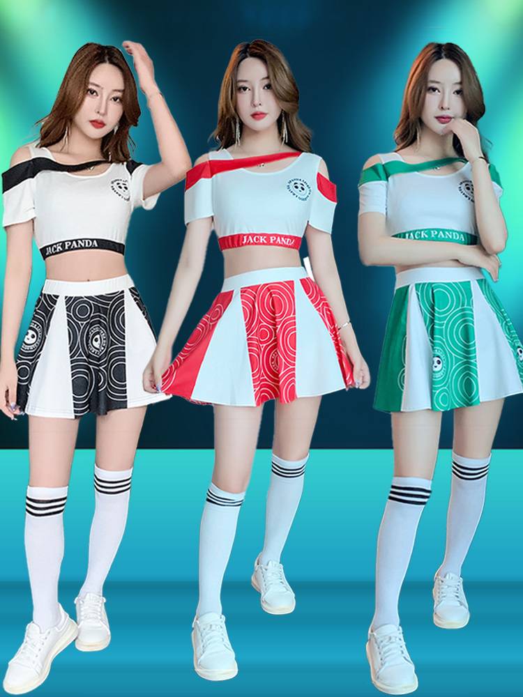 La La team clothing women's set world football baby cup sexy Lala team performance clothing suit model dj