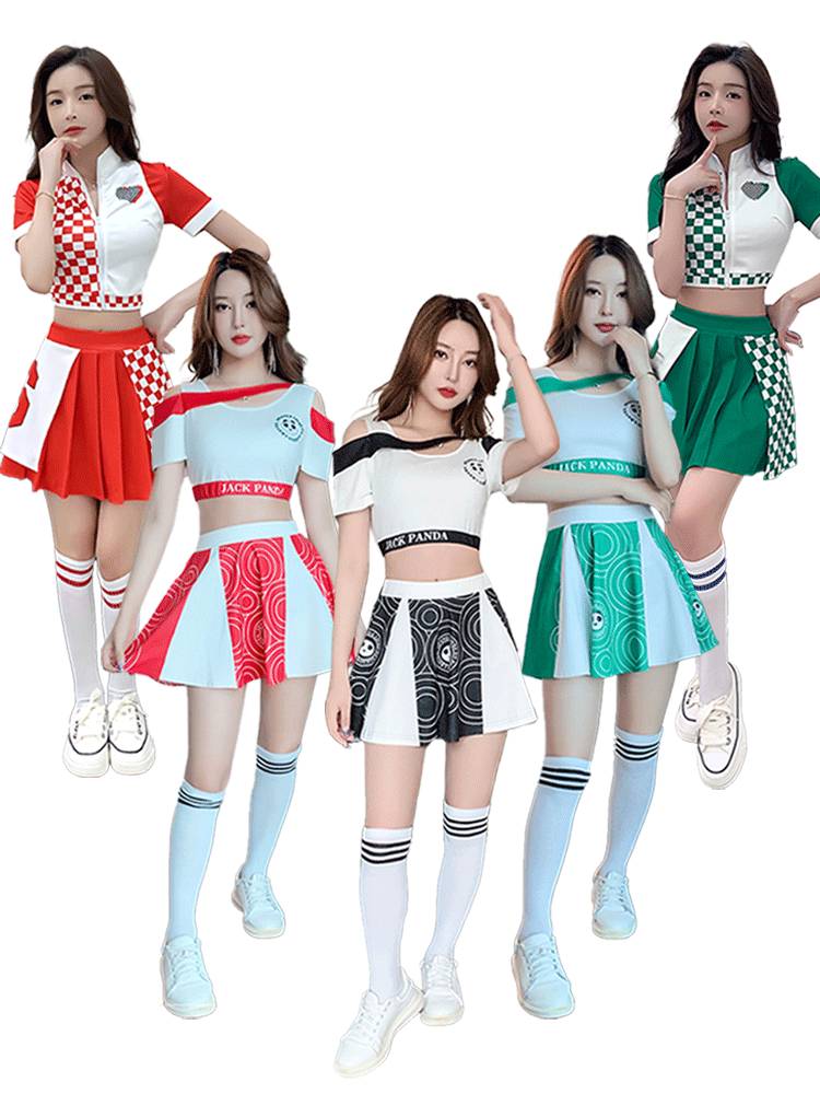La La team clothing women's set world football baby cup sexy Lala team performance clothing suit model dj