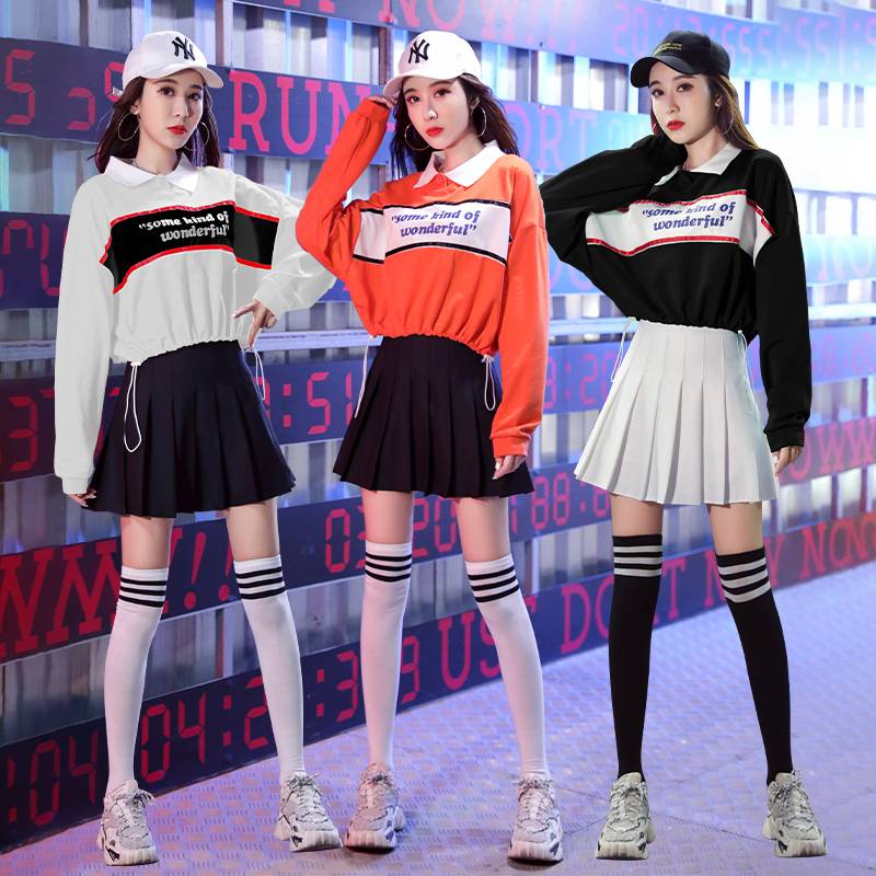 Korean Girls Adults, cheerleading, dancing clothes, jazz dance costumes