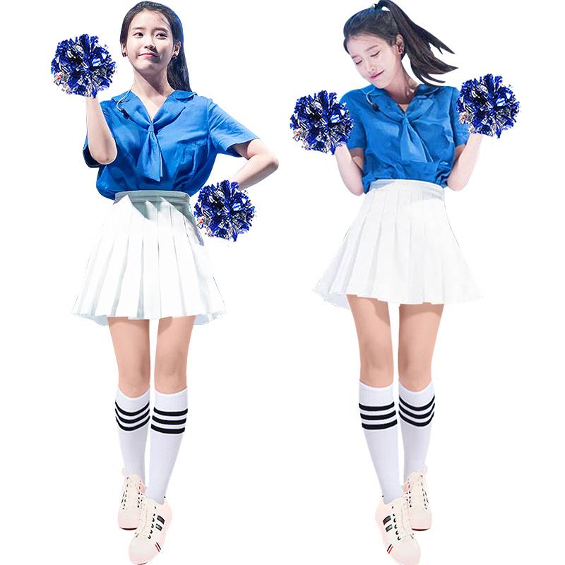 New Girls' Generation performed the same performance of student football babies cheerleading team clothing women's suits Lala adult