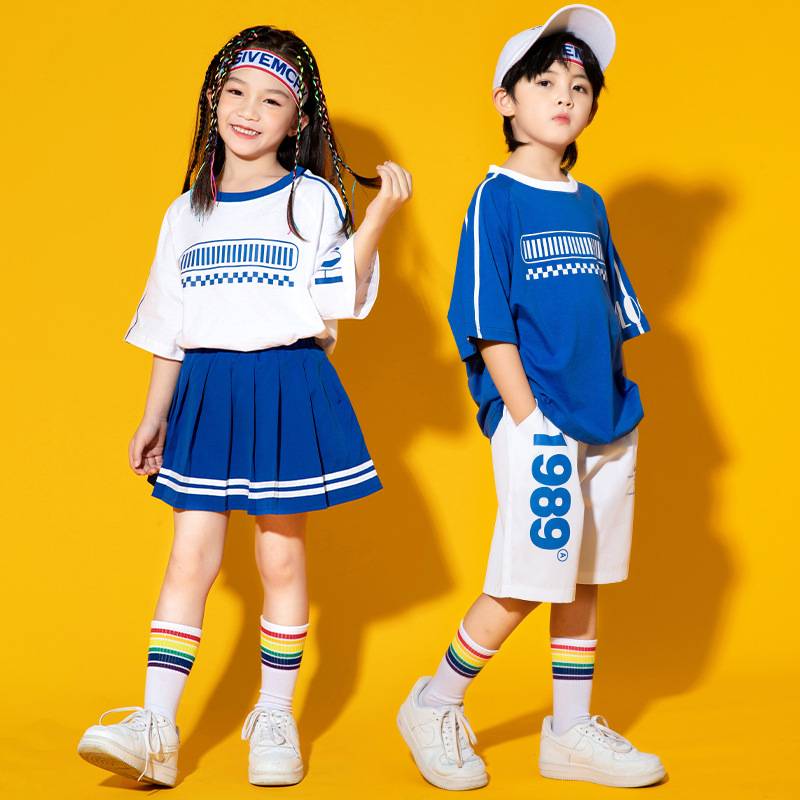 Children's La La Team Performance Service Boys Hip -Hop Trending Kindergarten Primary and Middle School Students La La Fukao Performance Class