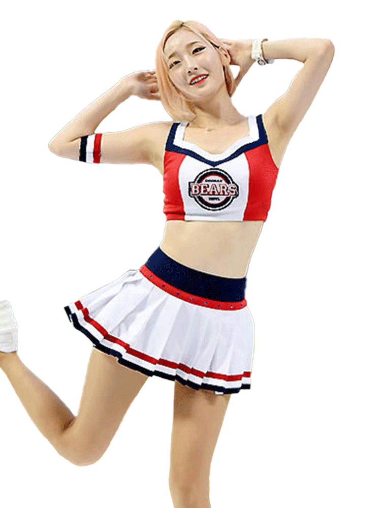 Sexy Football Performance Services University Student Games European Football Cup opening ceremony cheerleading team uniform