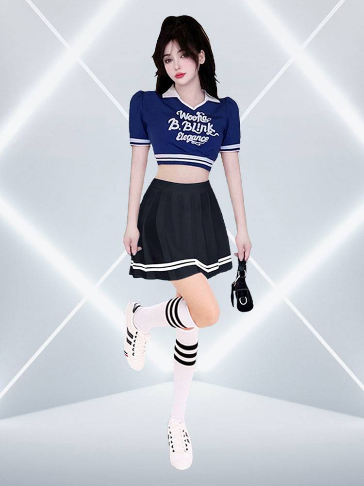 La La Fuck Set Women's Team Student Lala Team Dance Dance Series Jazz Modern Dance Korean Version La La Team Clothing