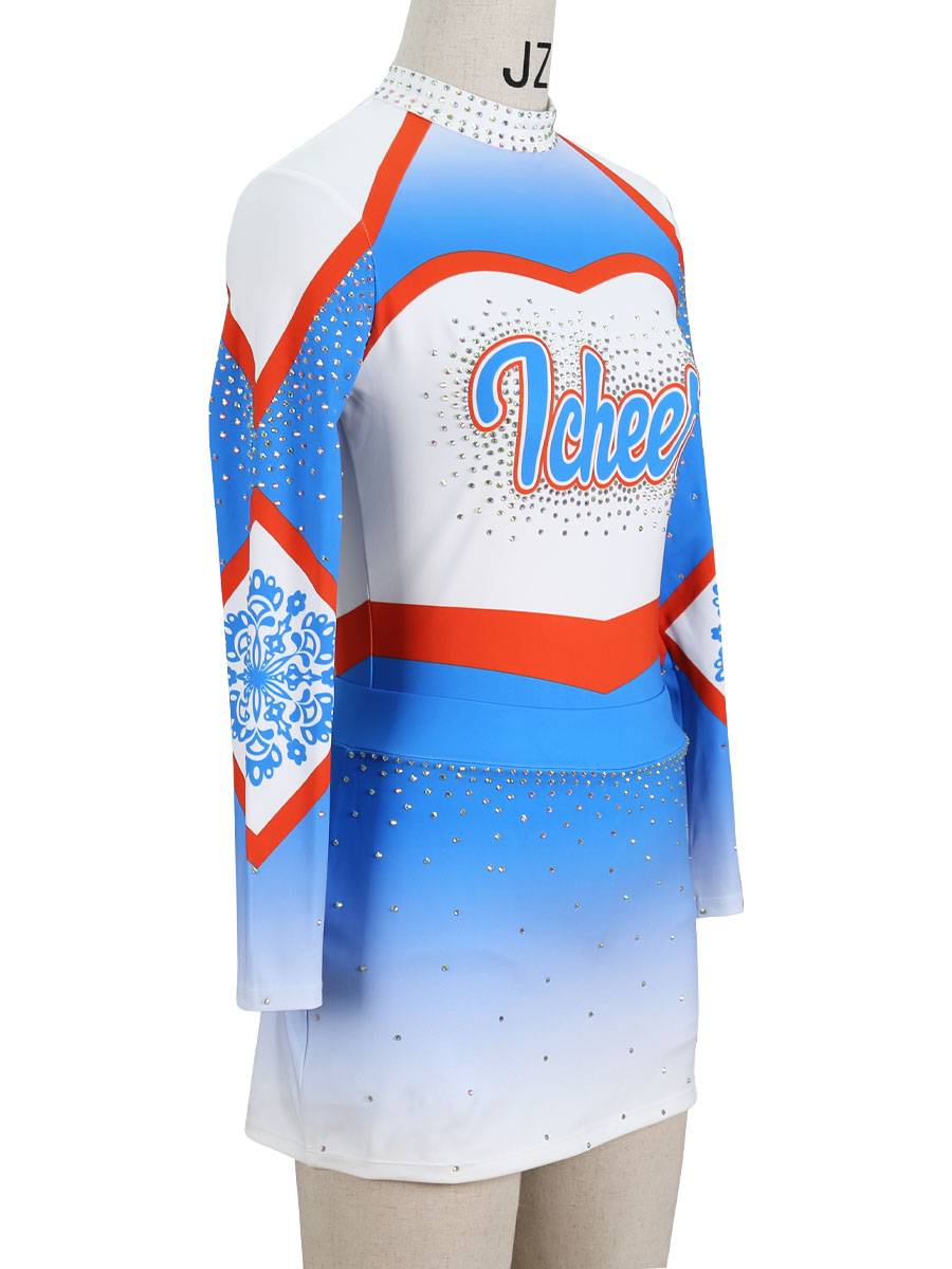 Custom flower ball la la la la la lam game clothing female campus cheerleading fuck football baby children's training team competition service