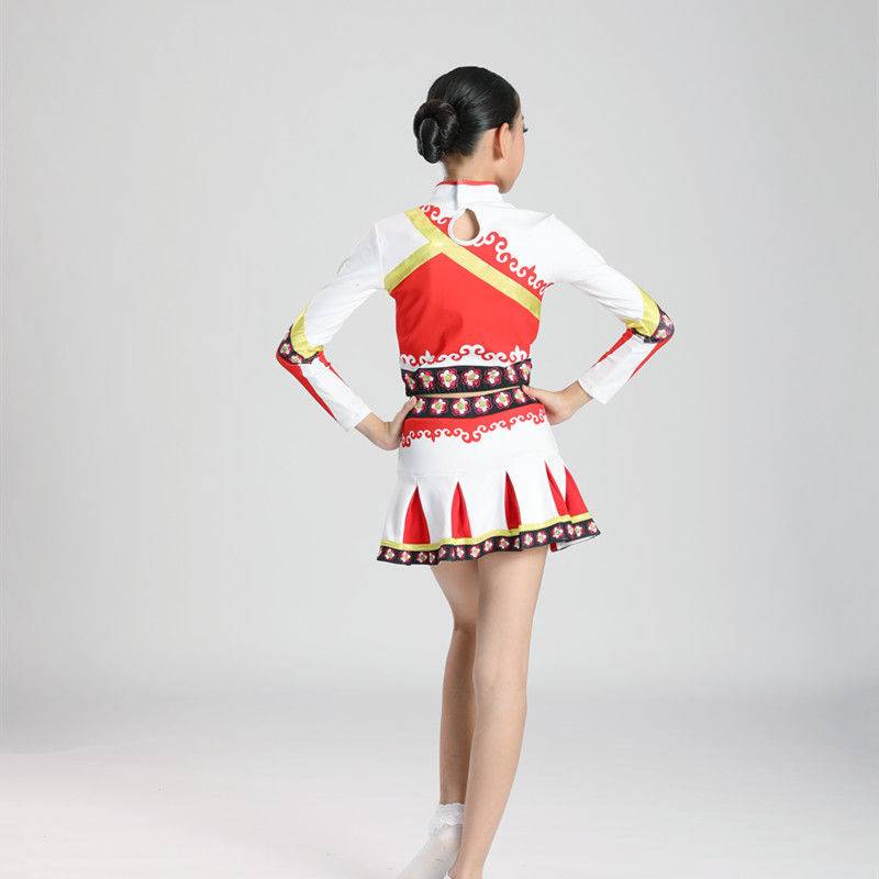 The new cheerleading team performance gymnastics skirt children, boys and women long -sleeved cheerleading sports games performance competition uniforms