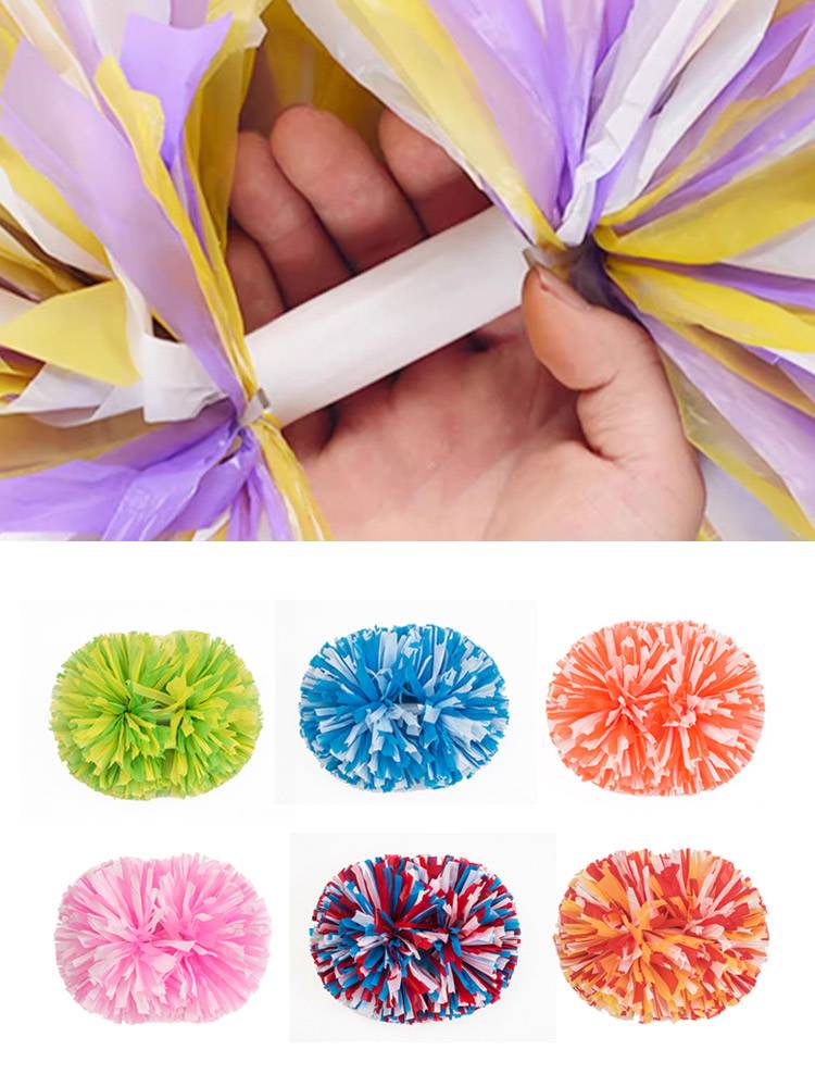 Plaza dance performance item color ball dancing handle shake flower Lala team fucking fancy cheerleaders hand flower ball