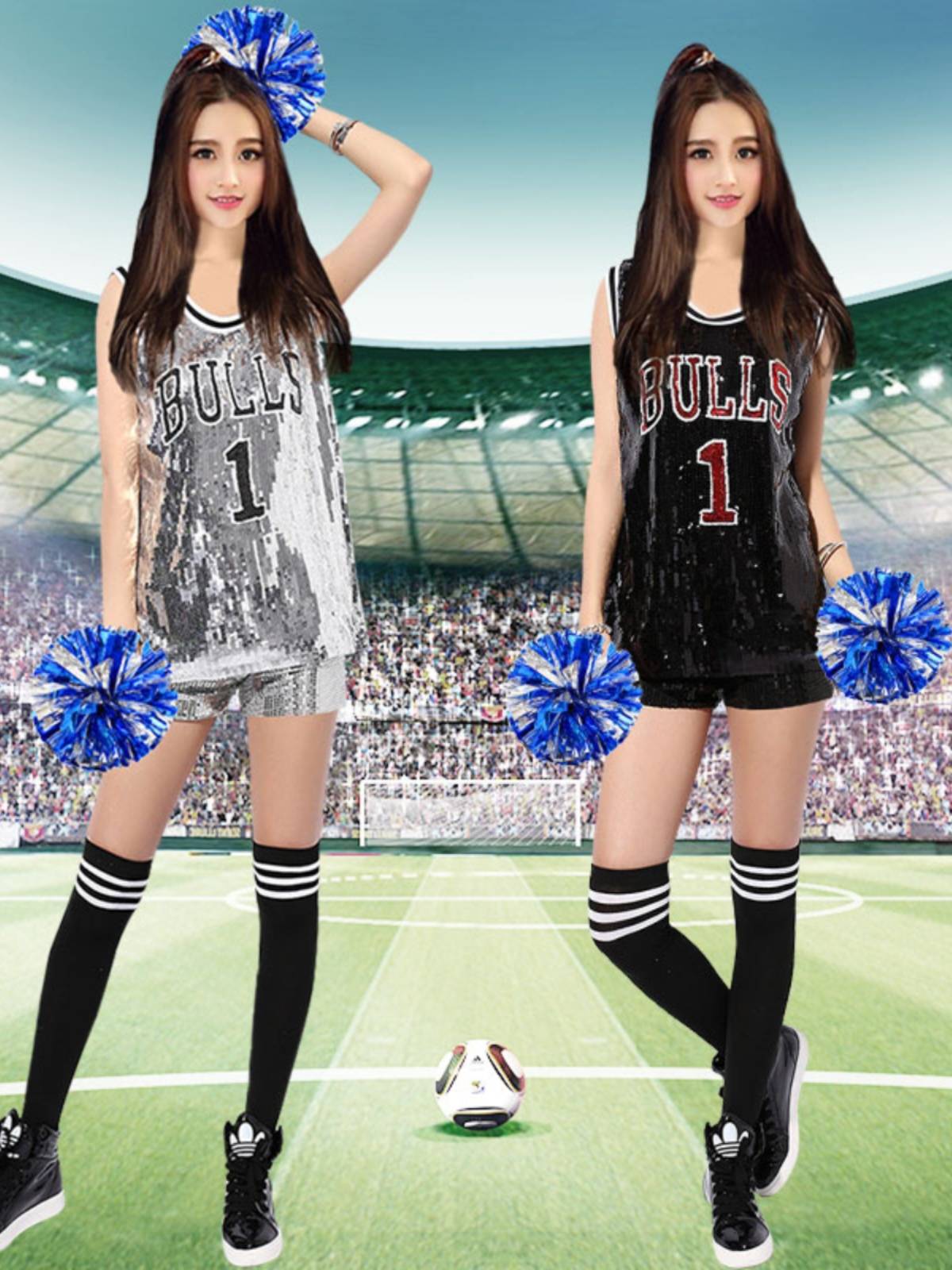 Student La team clothing women's team adult basketball baby Lala cheerleading youthful vitality dance performance service