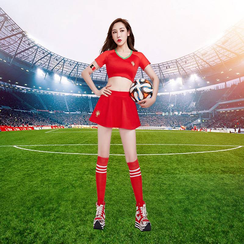 2024 Spanish World Football Baby Cup Sweet La La Team Costume Women's Set Adult La Fuck Performance Services