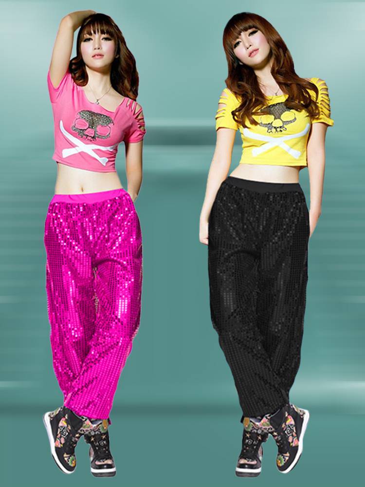 Adult sequins Modern street dance jazz dance service college student sports meeting opening ceremony group La La team performance service