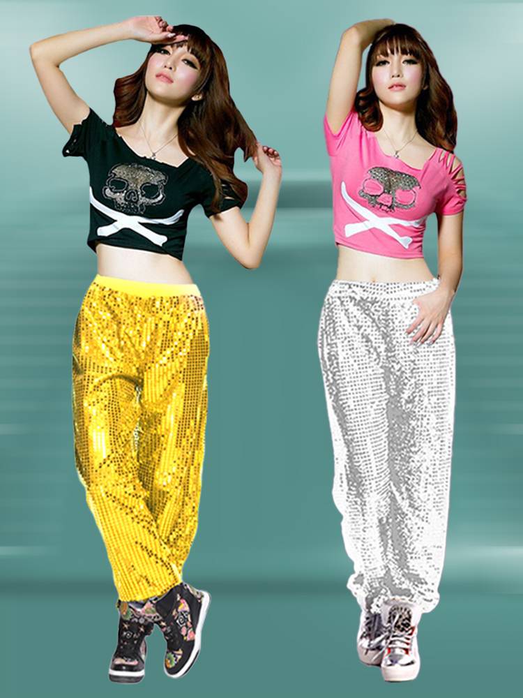 Adult sequins Modern street dance jazz dance service college student sports meeting opening ceremony group La La team performance service