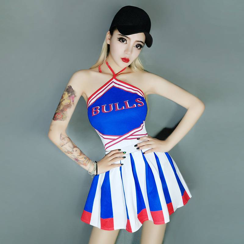 La cheerleading service service female adult suit football baby Lala team service performance service sexy la la la fuck clothing