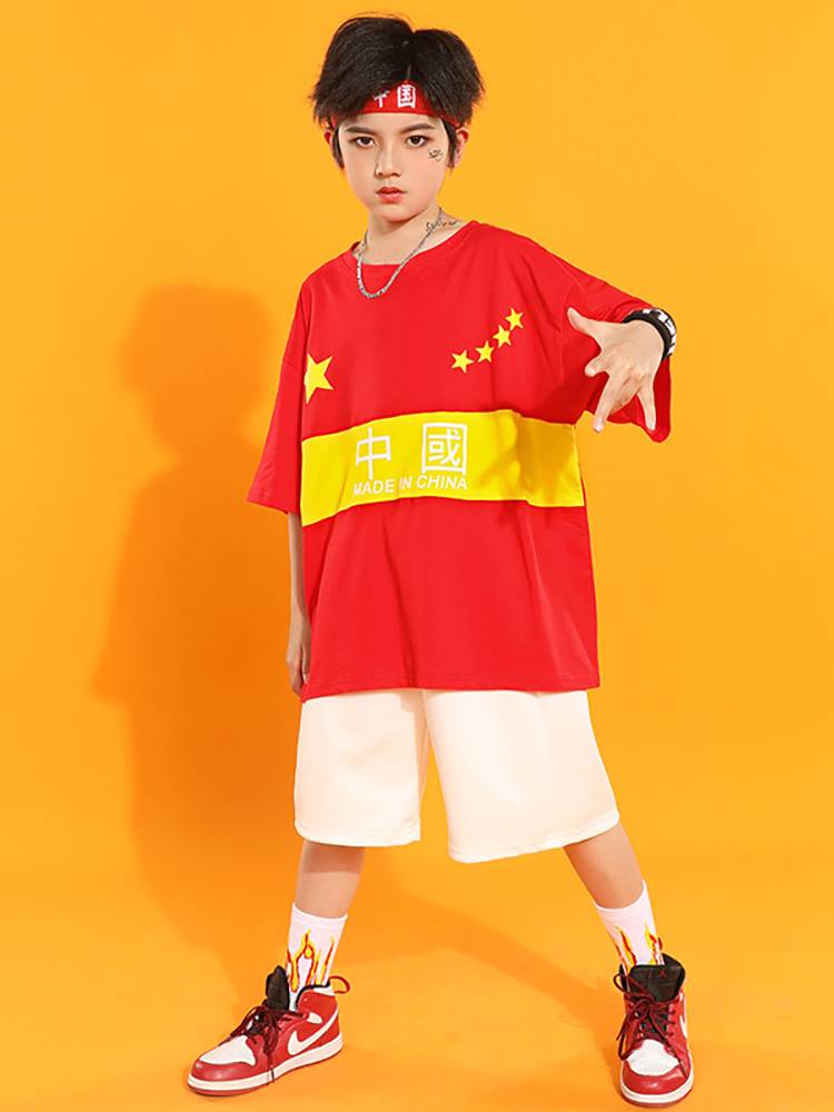 Children's Performance Service La La Team Student Games China Style Performance Service Kindergarten Dance Modern Dance Boy