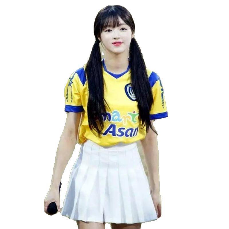 Lala team clothing women sexy healthy beauty exercise youth college student sports meeting women's group opening ceremony la la la la la la la showing service