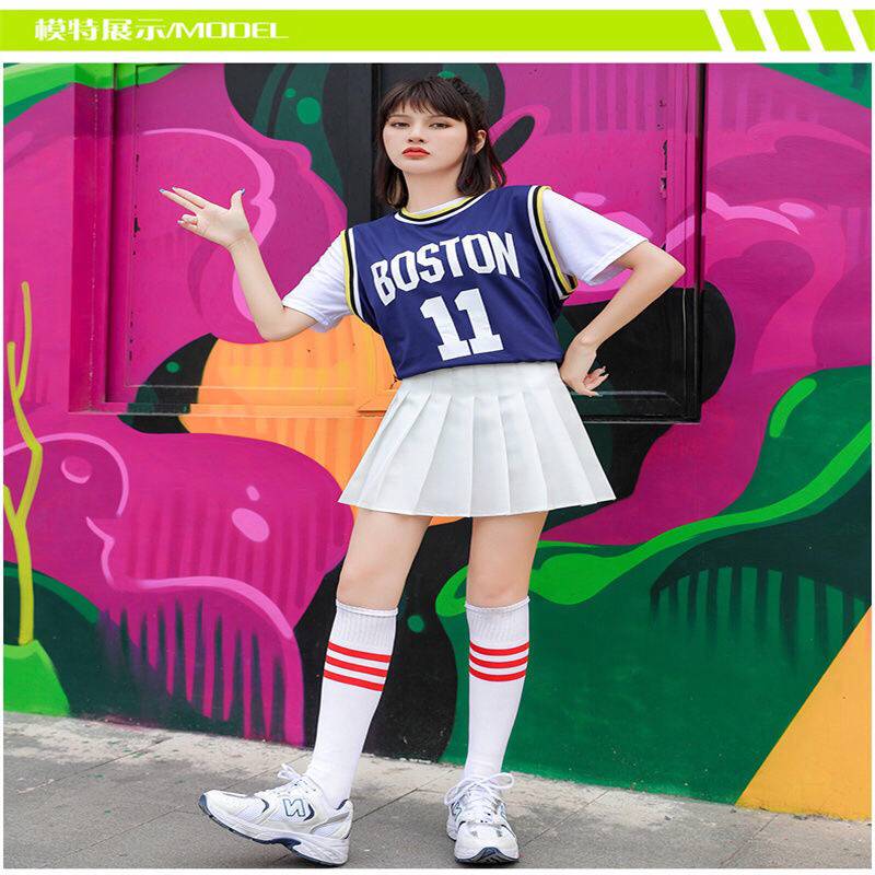 Fashion cheerleading team service women's suit adult jazz babe performance service Korean women's group dancing performance