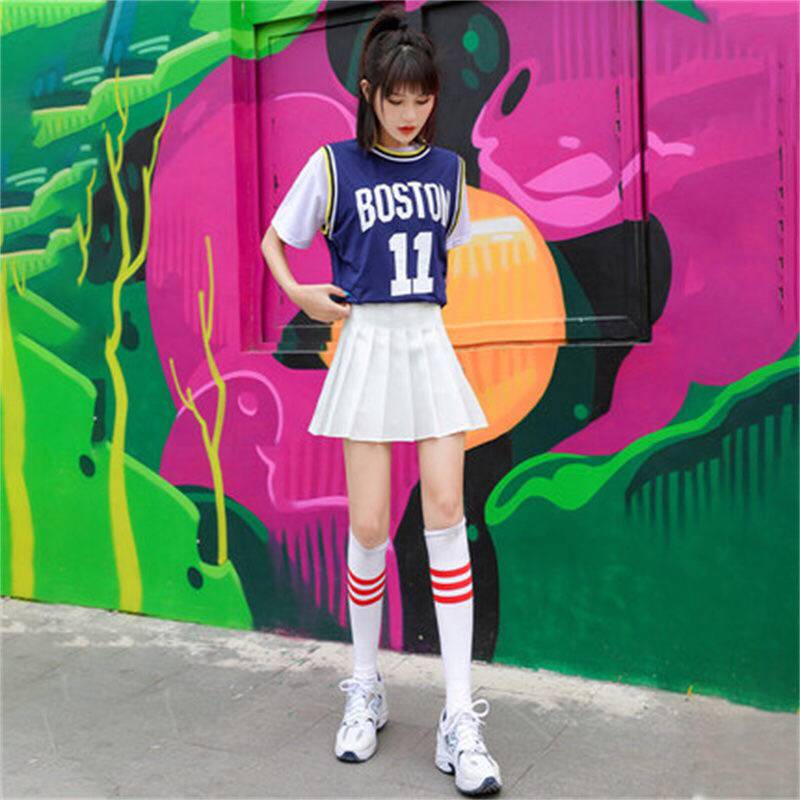 Fashion cheerleading team service women's suit adult jazz babe performance service Korean women's group dancing performance