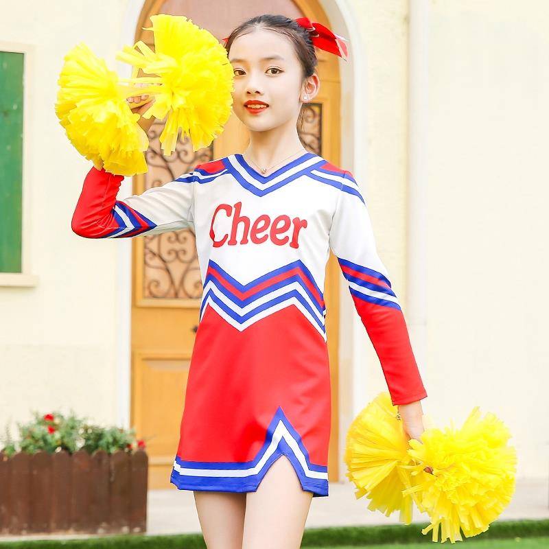New campus cheerleading performance service primary and secondary school cheerleading team gymnastics performance clothing children's group clothing women