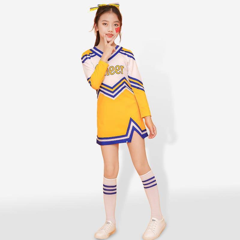 New campus cheerleading performance service primary and secondary school cheerleading team gymnastics performance clothing children's group clothing women