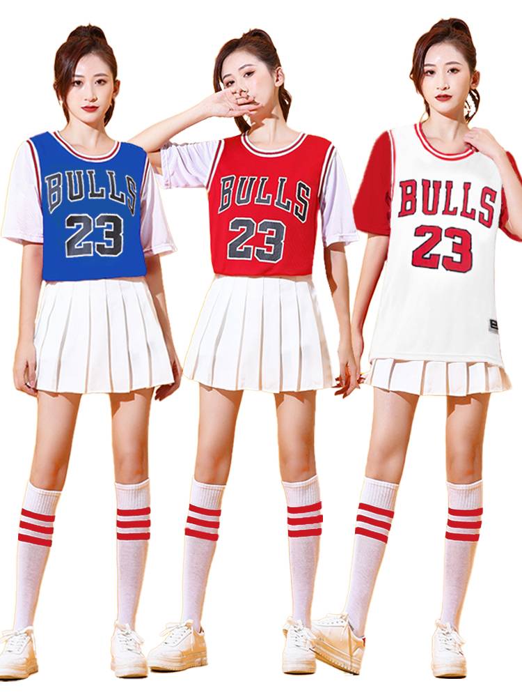 Adult basketball baby Lala team cheerleading girl group youthful vitality dance performance service student cheerleading team clothing