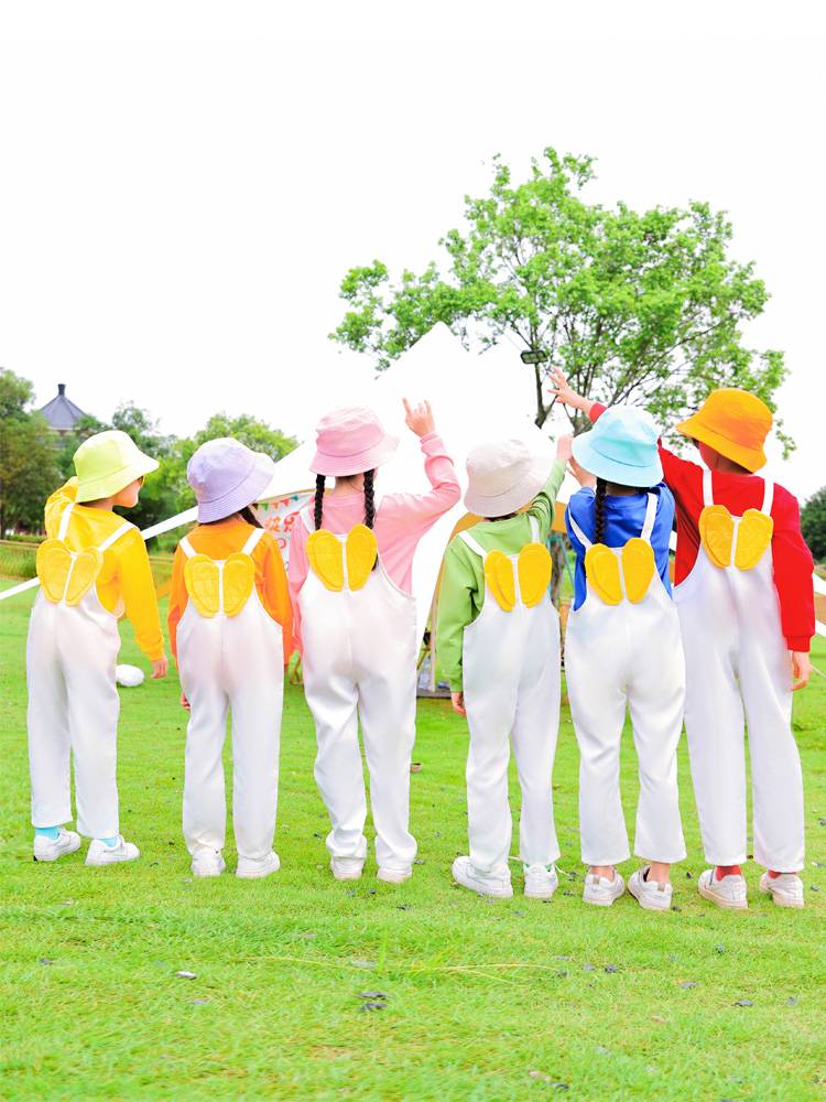 Kindergarten Performance Dance Dance Cute Belt Pants Set Street Dance Games Primary School Student La La Team Performance Service