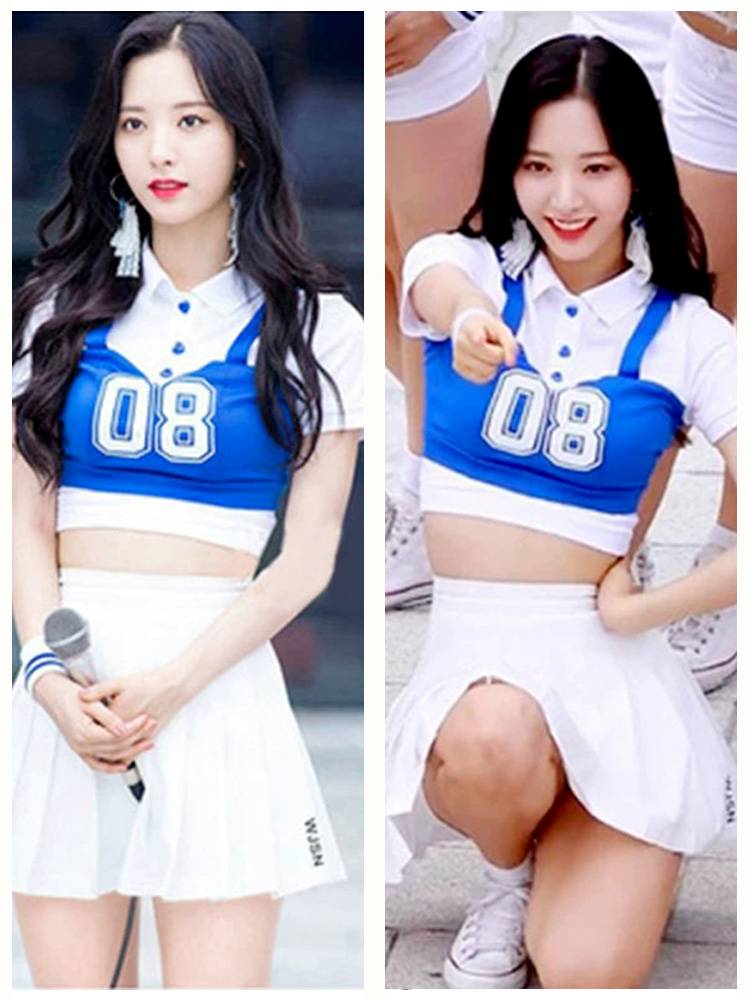 Women's Team La La Team Server Adult Football Baby Baby La La La La Rulai students playing singing and dancing fitness exercise show