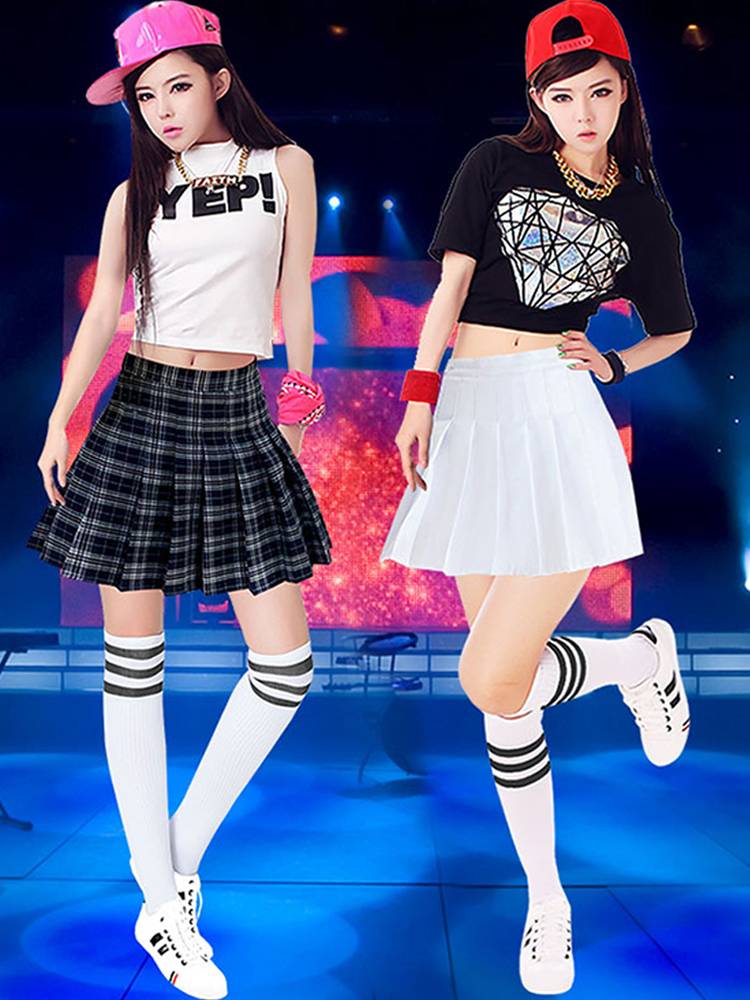 Adult female cheerleader performance service women's team football cheerleading jazz dance performance set sports meeting performance clothing