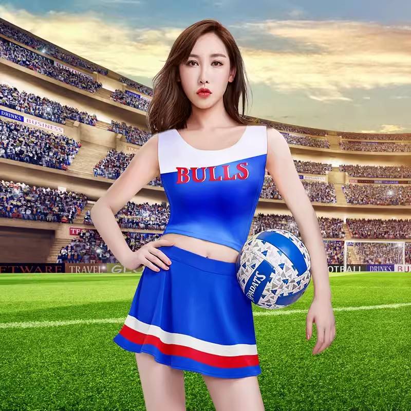 Adult cheerleader performance service college student Korean women's team European football baby cup