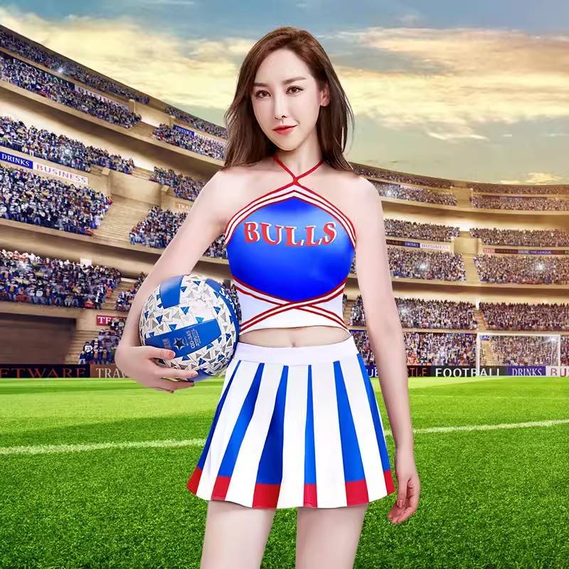 Adult cheerleader performance service college student Korean women's team European football baby cup