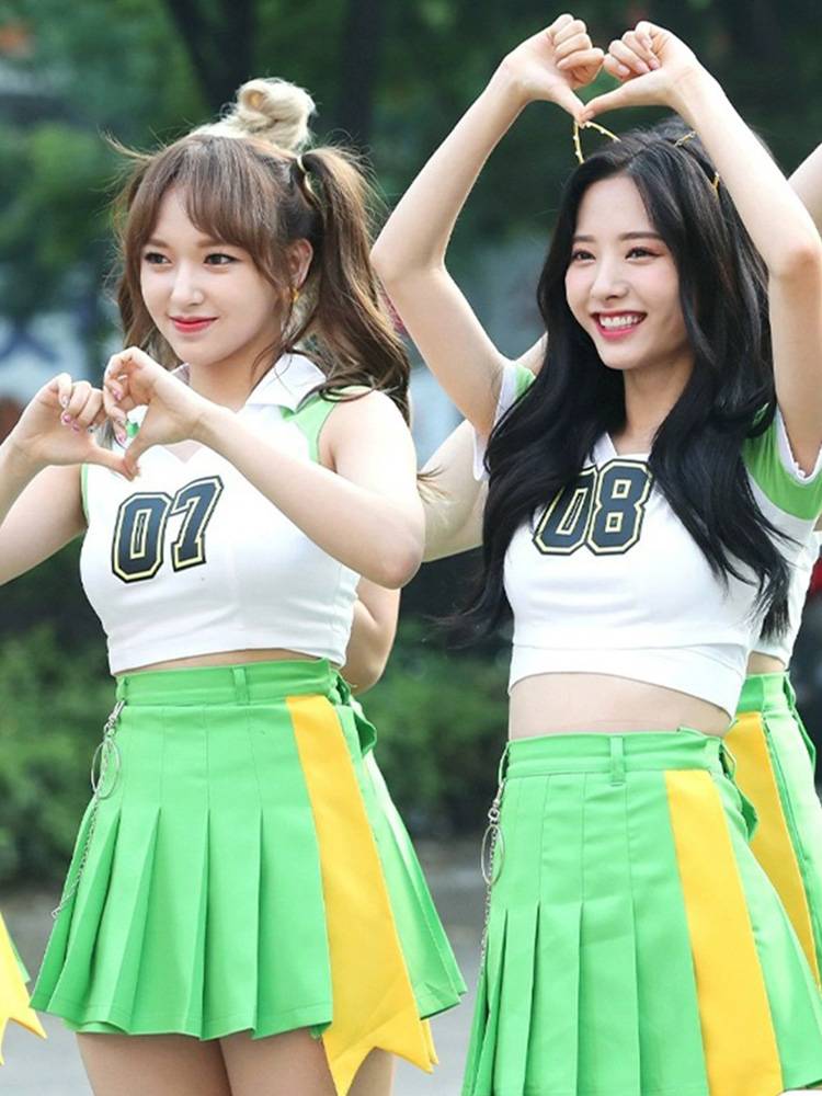 Female College Student Games Squading Youth Vitality Lala team performing adult la la la fuck dance performance clothing