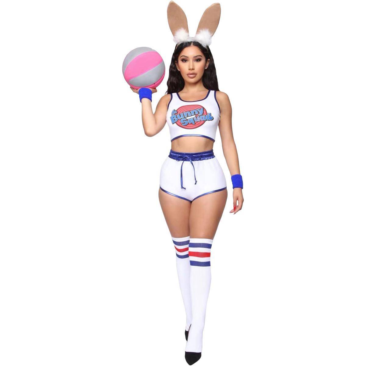 New product cross -border women's basketball football show shirt short pants head jewelry three -piece lays team laid team performance service