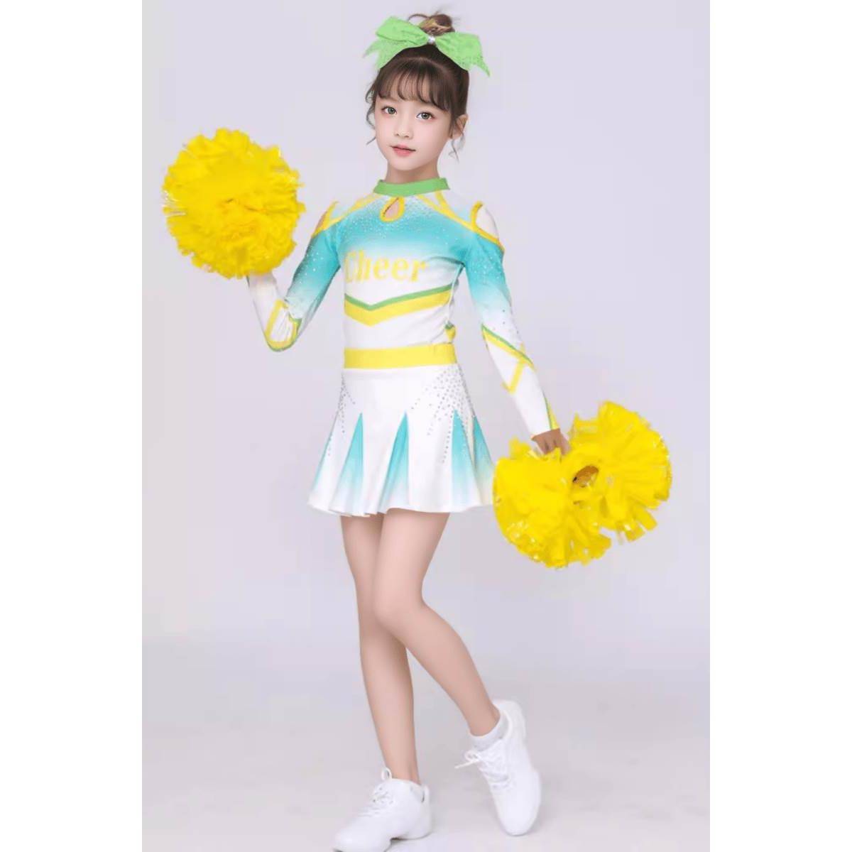 The new la la la la la la la la la la la la la la la la la la la la la la la la la laswoma, a child adult tight long -sleeved sports contest gym dance service