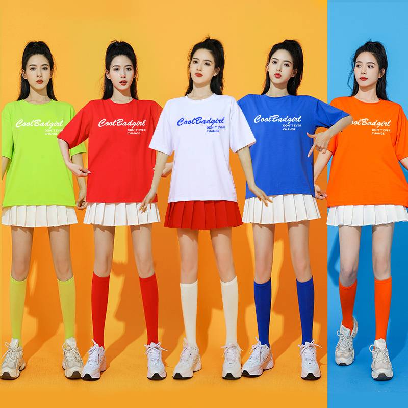 La La team clothing women's set jazz dance performance clothing summer adult Rara team La la la la fuck dance performance clothing