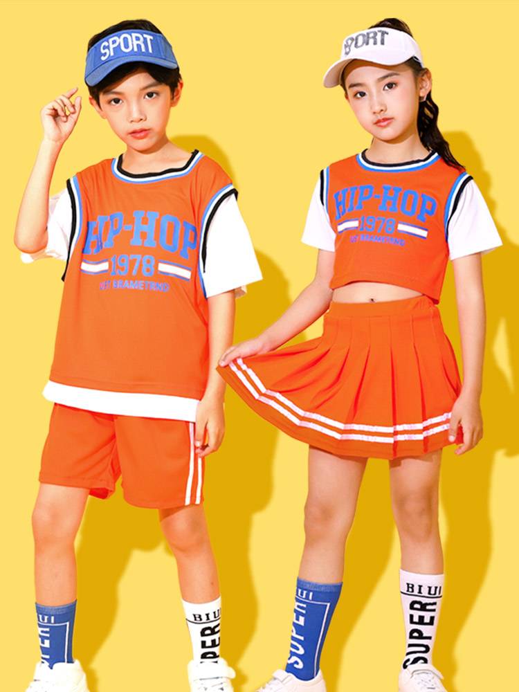 Summer children's performance service for boys and girls' jazz dance cheerleading performances for primary and secondary school students sports meetings
