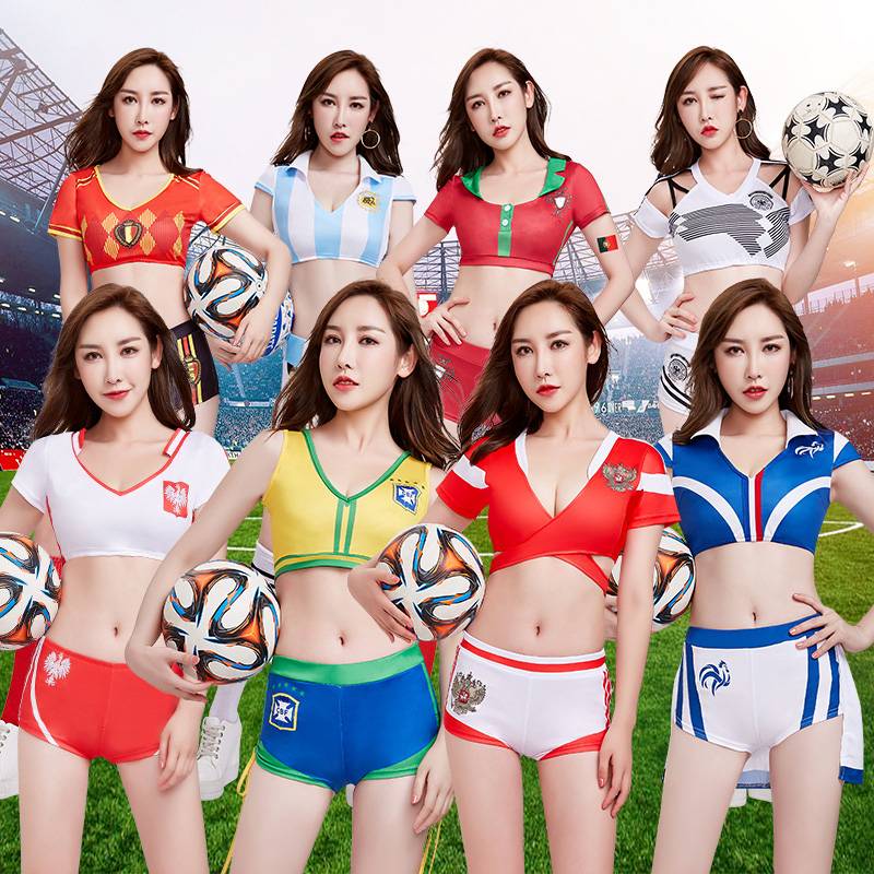 La La team clothing women's team adult football baby Lala team la la la la la la performance dance jazz suit