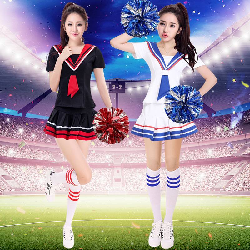 Korean-American soccer-baby-man costumes, cheerleading group stage costumes