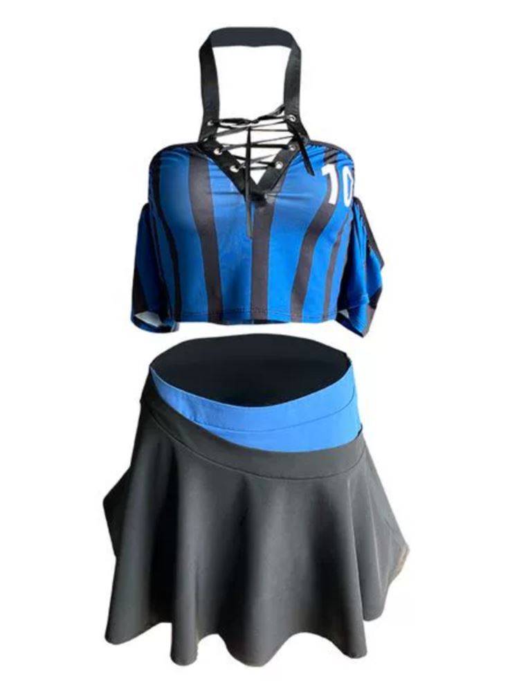 The football-baby-sweet-sweet-a-girl costume for the Argentine-Brazilian show