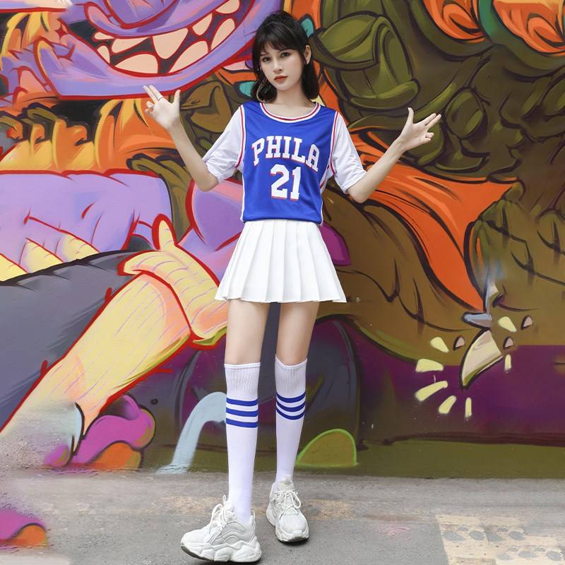 Student La team clothing women's team adult basketball baby Lala cheerleading youthful vitality dance performance service