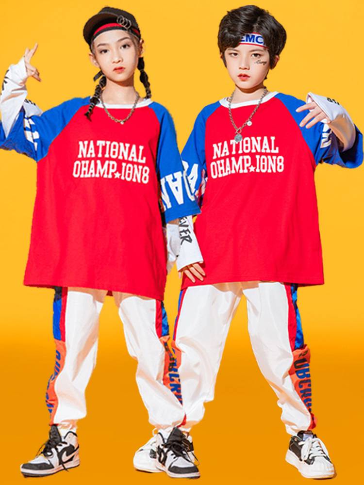 Children La La Fun Moves Sequenant Hip Hop Jazz Street Dance Set Elementary School Games La La Team Competition