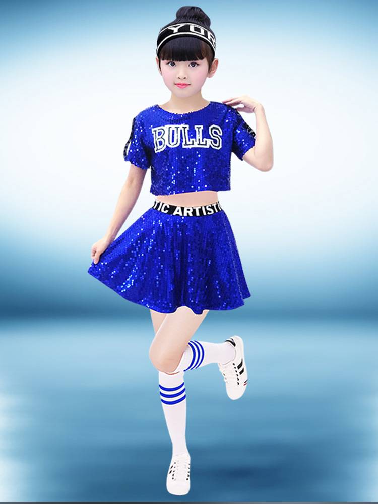 Children's Children's La La Team Service Elementary School Student Game Sequenor La La Fuck Fuck Fuck Jazz Dance Performance Tide Clothing Set